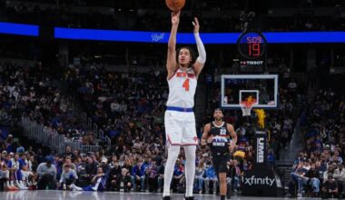 Knicks' Pacome Dadiet nets career high in points during garbage time