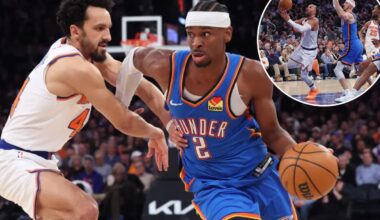 Knicks put up fight but fall to defending champion Thunder