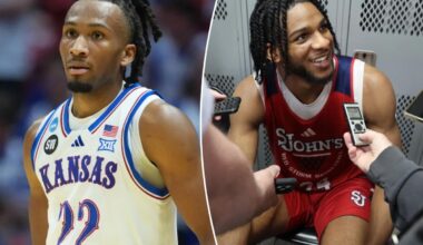 St. John's seeks first Sweet 16 since 1999 but Kansas stands in way