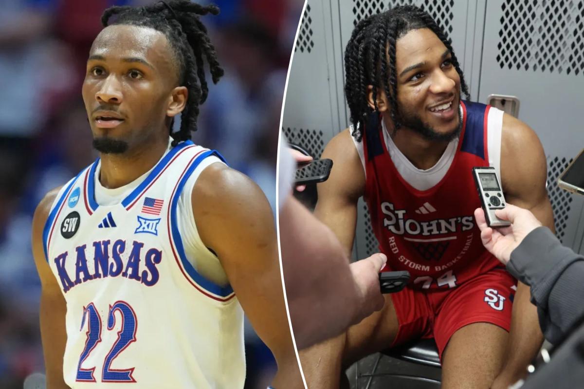 St. John's seeks first Sweet 16 since 1999 but Kansas stands in way