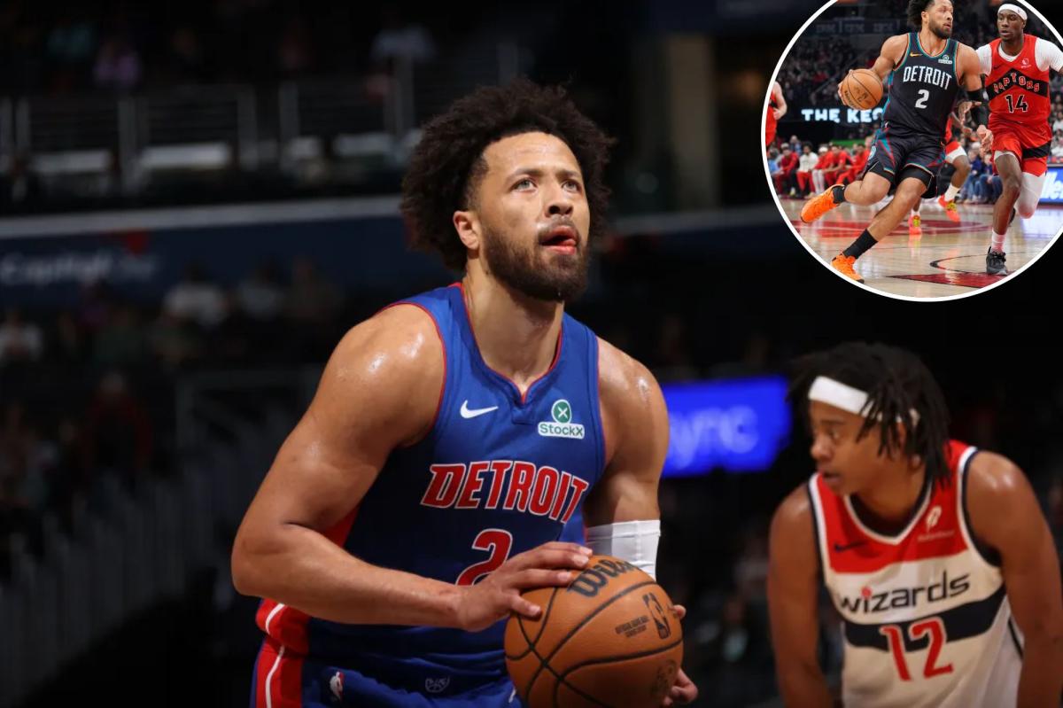 Pistons' Cade Cunningham has collapsed lung in injury shocker