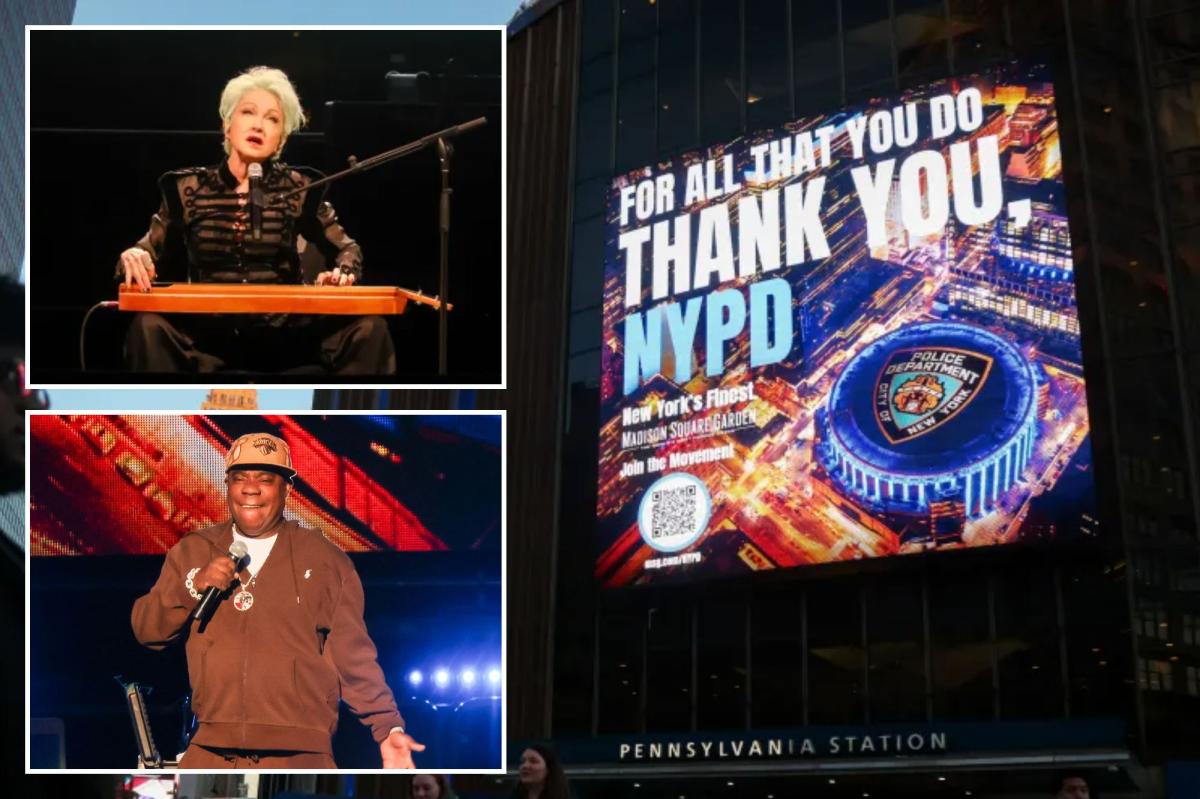 Thousands of New York's Finest turn out for 'Thank You, NYPD' concert at Madison Square Garden