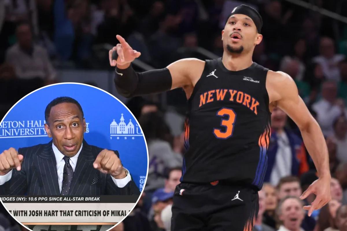 Josh Hart blasts 'part-time Knicks fan' Stephen A. Smith