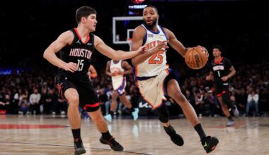 Get a 20% first deposit match up to $1,500 for Knicks vs. Rockets