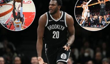 Day'Ron Sharpe out for season with left thumb injury as Nets fall to Hawks