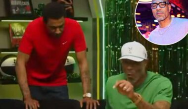 Kenyon Martin loses it on podcast producer in awkward moment