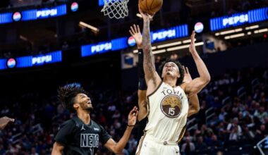Tanking Nets battle but fall to Warriors for ninth straight loss
