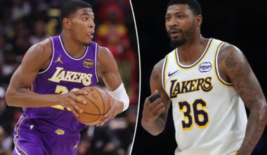 Lakers’ Marcus Smart, Rui Hachimura out vs. Pistons 