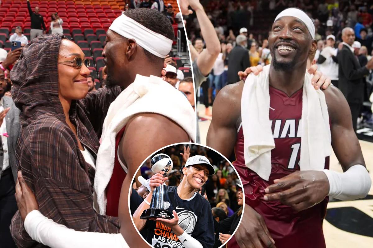 Bam Adebayo's girlfriend A'ja Wilson has drug test joke after 83-point game