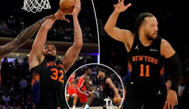 Jalen Brunson carries Knicks by Pelicans late for seventh straight win