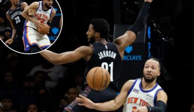 Knicks settle for shameful win over lowly rival Nets