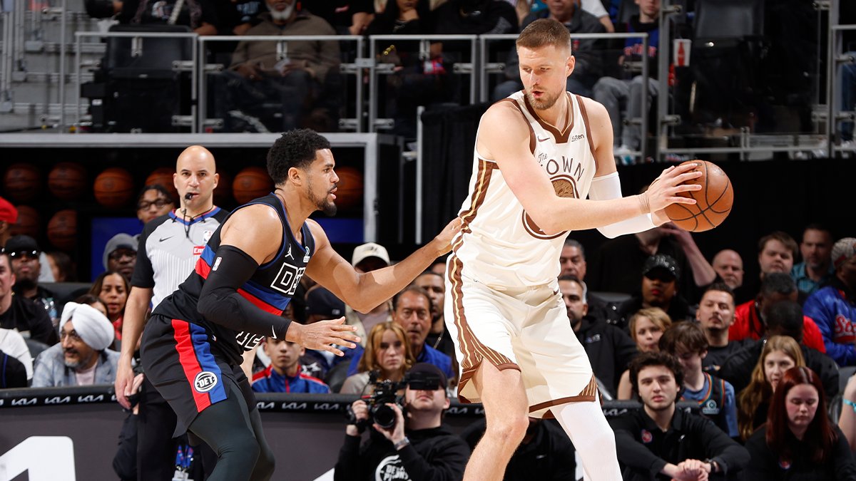 Kristaps Porziņģis explains early exit from Warriors-Pistons – NBC Sports Bay Area & California