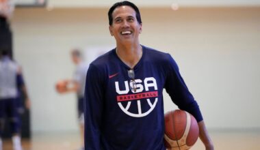 Erik Spoelstra: Kevin Durant playing in '28 Olympics would be 'incredible'
