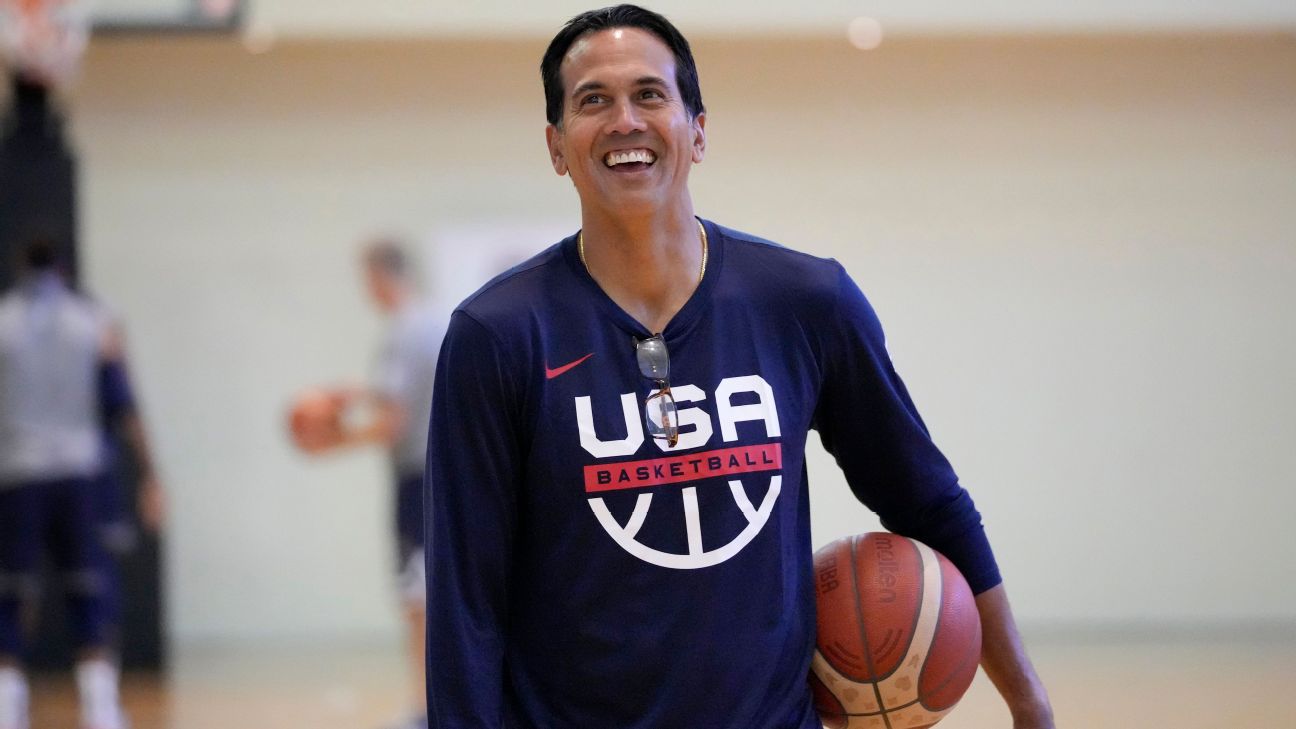 Erik Spoelstra: Kevin Durant playing in '28 Olympics would be 'incredible'