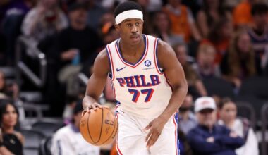 76ers' VJ Edgecombe out at least 1 game with bruised back