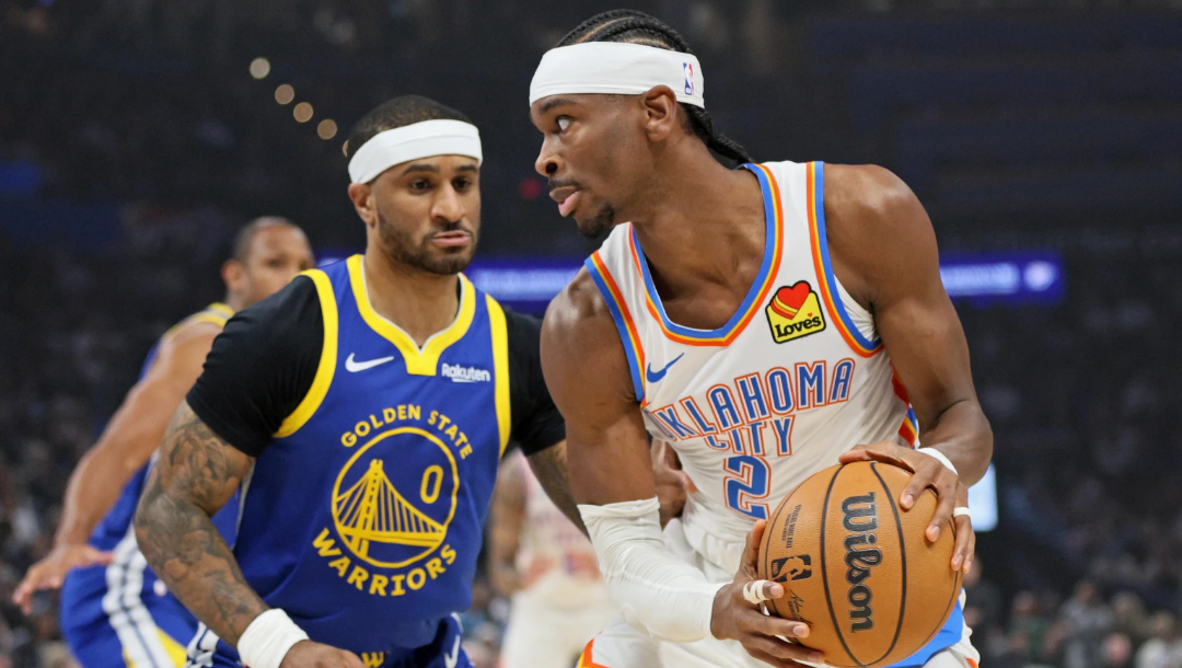 Gilgeous-Alexander scores 27 as the Thunder beat the Warriors 104-97 for 5th straight win