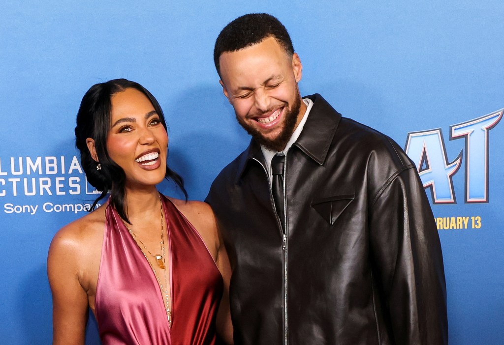 Stephen Curry and Ayesha Curry attending an event in Los Angeles.