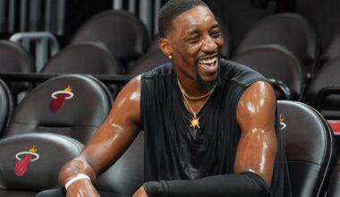 Miami Heat center Bam Adebayo addresses calf injury