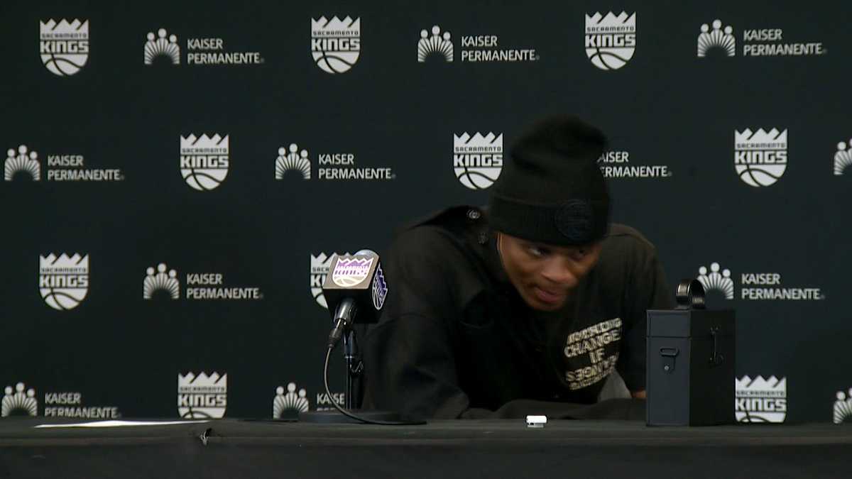 Russell Westbrook takes on the media after Kings' 50th loss