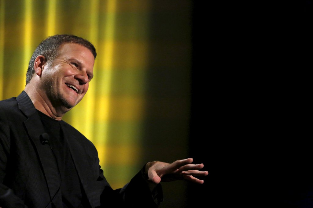 Tilman J. Fertitta speaking at a panel for the television series "Billion Dollar Buyer."