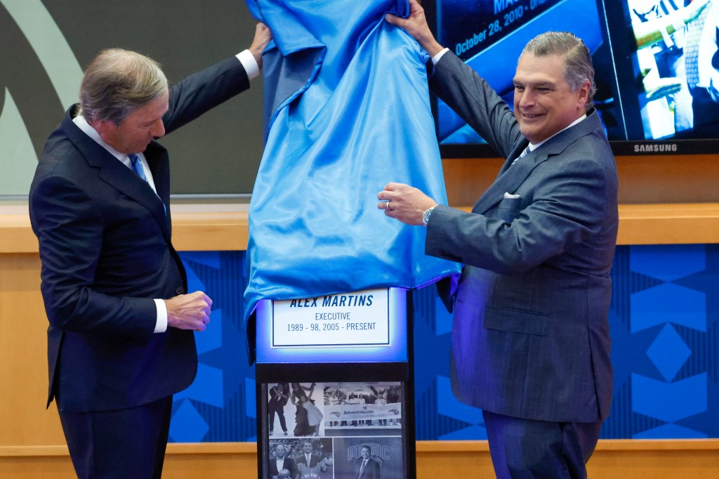 Alex Martins joins Orlando Magic of Hall of Fame