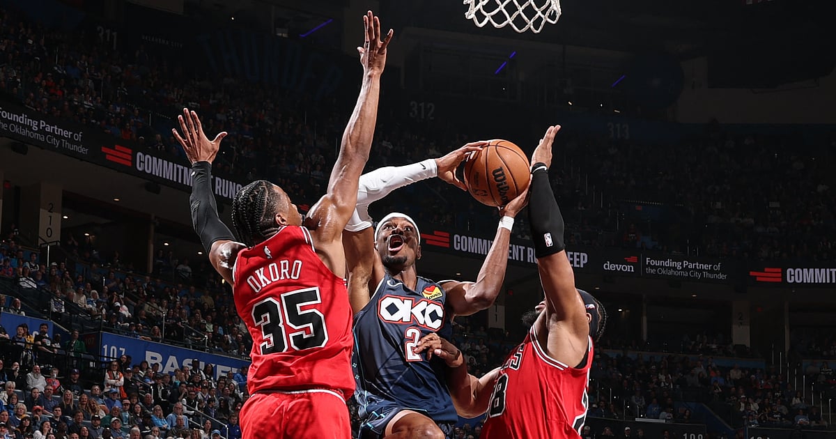 Thunder tame Bulls