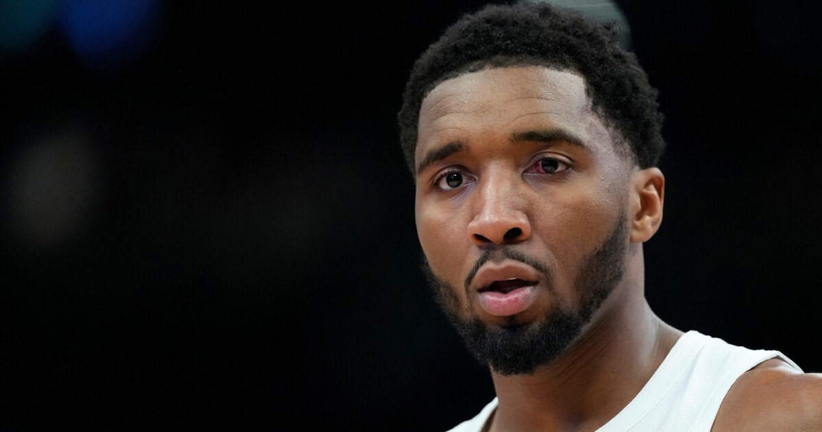 Donovan Mitchell downgraded to out after eye injury sustained in practice