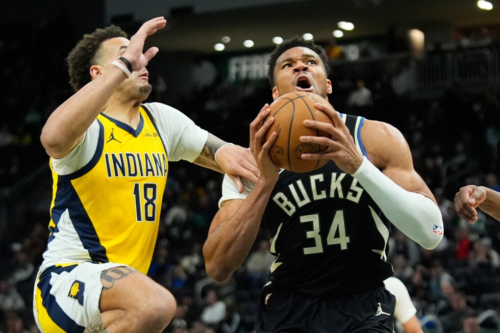Antetokounmpo makes early exit from Bucks' victory over Pacers