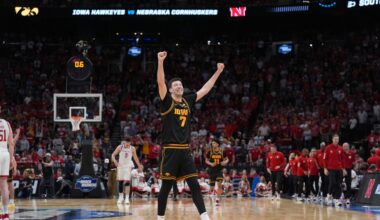 Iowa knocks off Nebraska to reach first Elite Eight since 1987