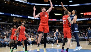 Holiday and Grant power the Trail Blazers to a 122-114 win over the Grizzlies