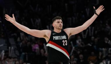 Trail Blazers beat the Jazz 124-114 to close in on the Warriors for 9th in the West