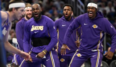 LeBron sets up Bronny for NBA's first father-son assist, league says