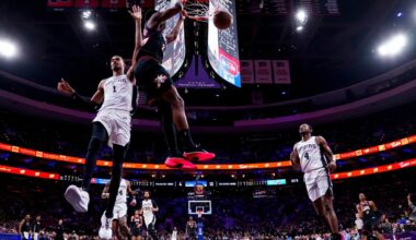 VJ Edgecombe sidelined with lower back soreness