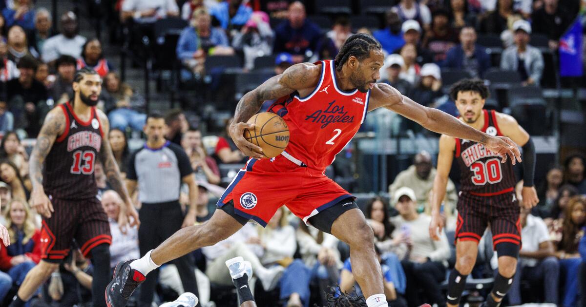 Kawhi Leonard ties a Clippers franchise record in win over Bulls
