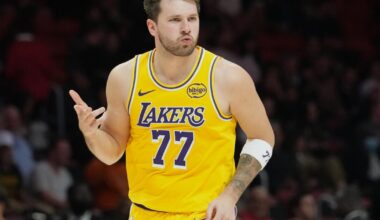 Luka scores 60 as Lakers defeat the Heat