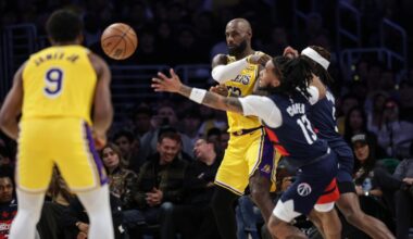 No Luka Doncic, no problem for Lakers in blowout win over Wizards