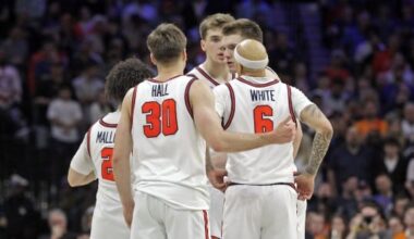 uva basketball huddle