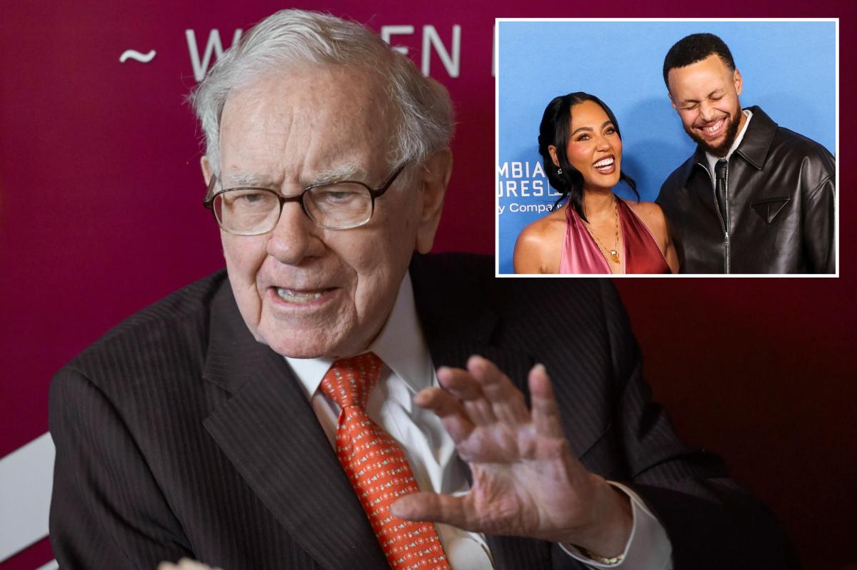Warren Buffett, NBA star Stephen Curry team up on charity lunch