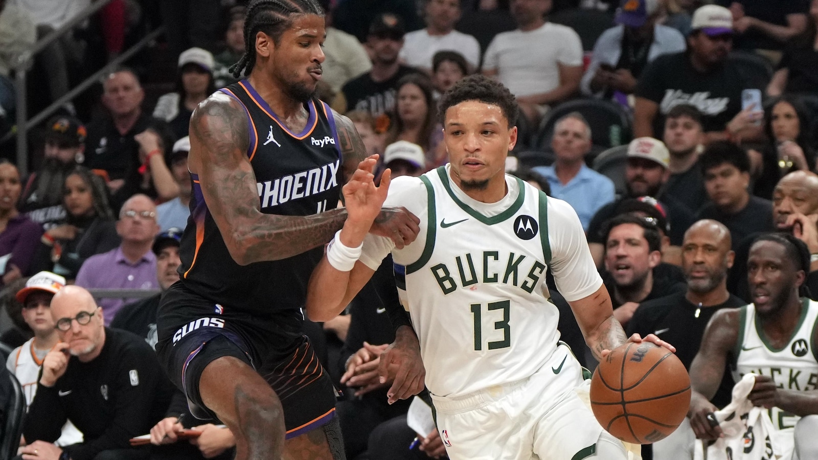 Ryan Rollins scores 26 points for Bucks in 108-105 win, sending Suns to 5th straight loss