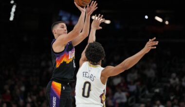 Booker scores 32 as Suns win 118-116 after Pelicans' rally falls short