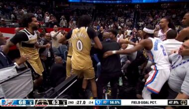 Washington Wizards-Oklahoma City Thunder fight