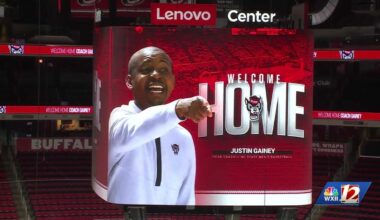Justin Gainey introduced as NC State's men's basketball coach