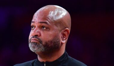 Dec 30, 2025; Los Angeles, California, USA; Detroit Pistons head coach J.B. Bickerstaff: Gary A. Vasquez-Imagn Images