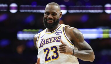 Los Angeles Lakers forward Lebron James