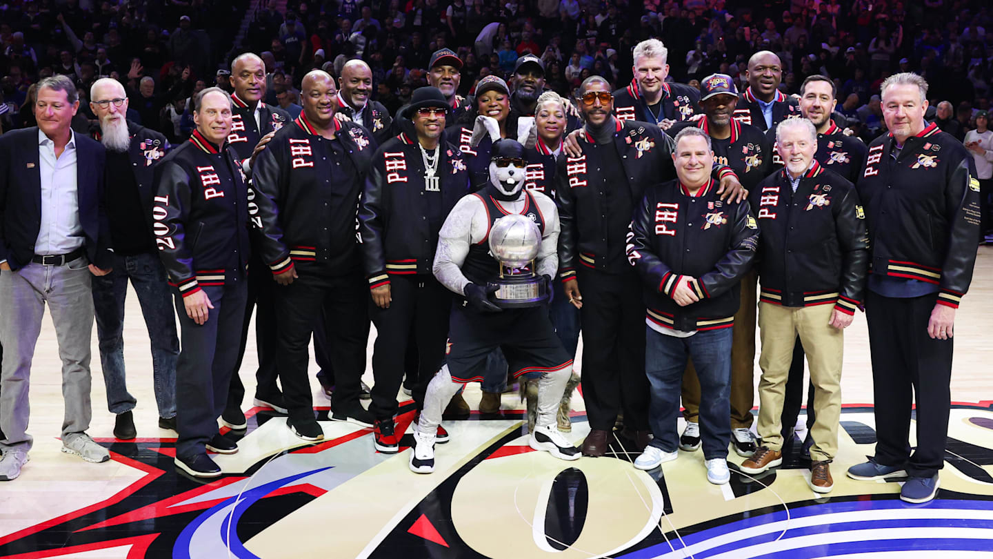 Sixers Conclude Their 2000-01 Celebration in Most Fitting Way Possible
