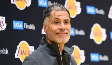 Los Angeles Lakers general manager Rob Pelinka