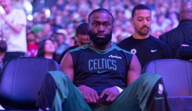 Exclusive Photos of Jaylen Brown On Set Making Acting Debut With Donnie Wahlberg