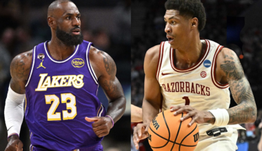 Hogs' Thomas Finds Himself in Triangle with Two NBA Legends