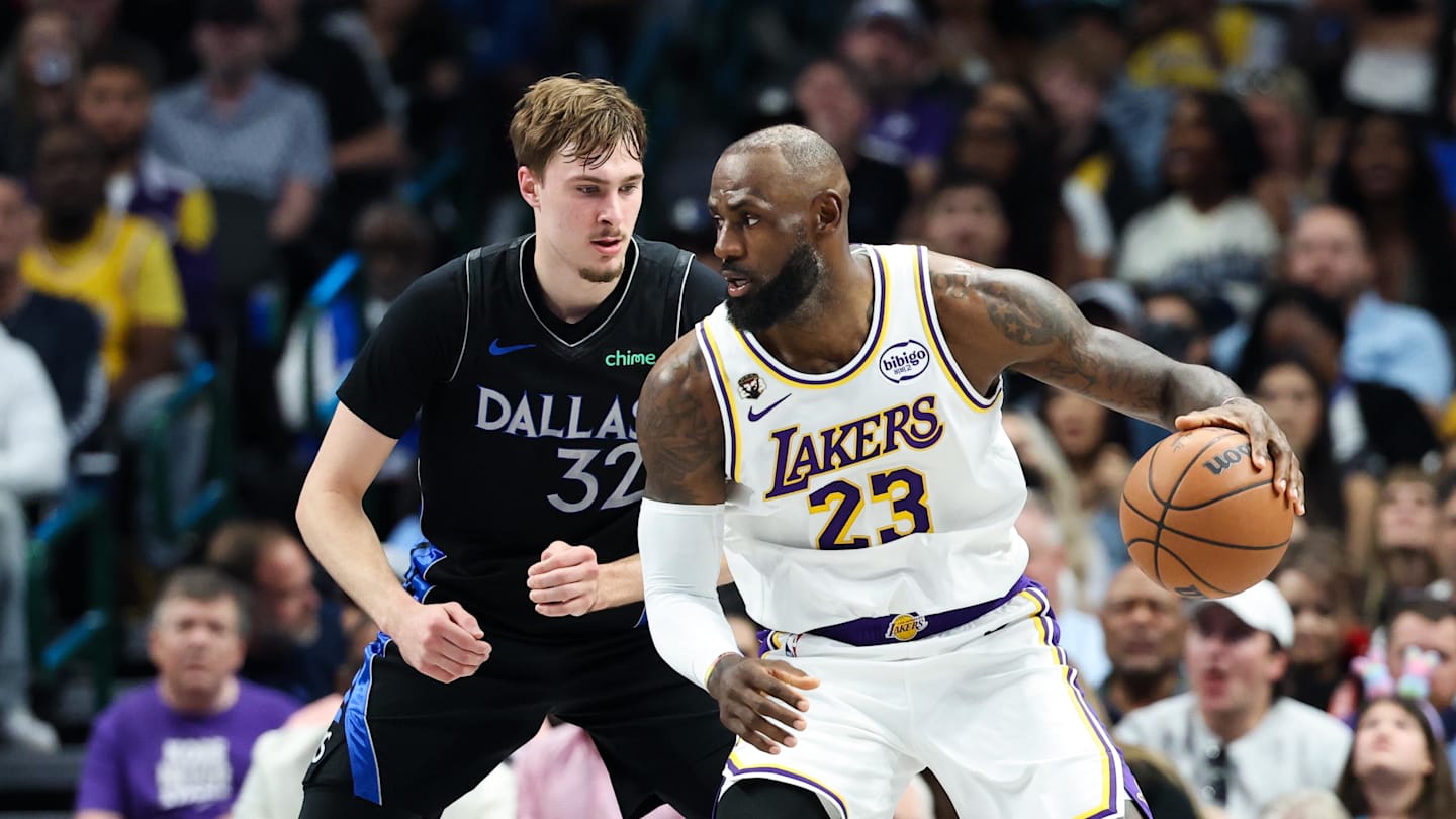 Mavericks' Cooper Flagg Has Made a 'Fan' Out of Lakers' LeBron James