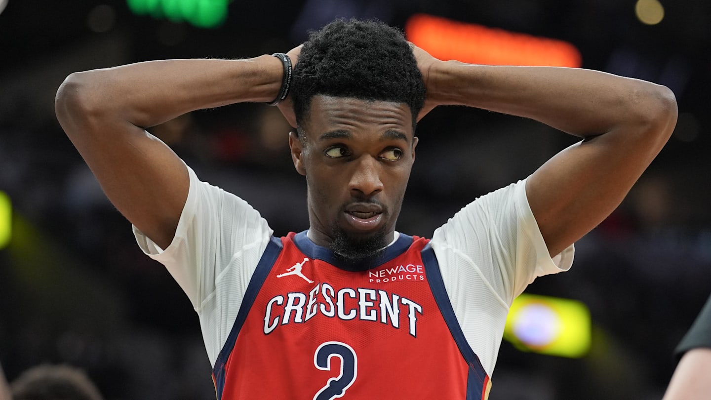 Dec 8, 2024; San Antonio, Texas, USA;  New Orleans Pelicans forward Herbert Jones (2) in the second half against the San Antonio Spurs at Frost Bank Center. Mandatory Credit: Daniel Dunn-Imagn Images